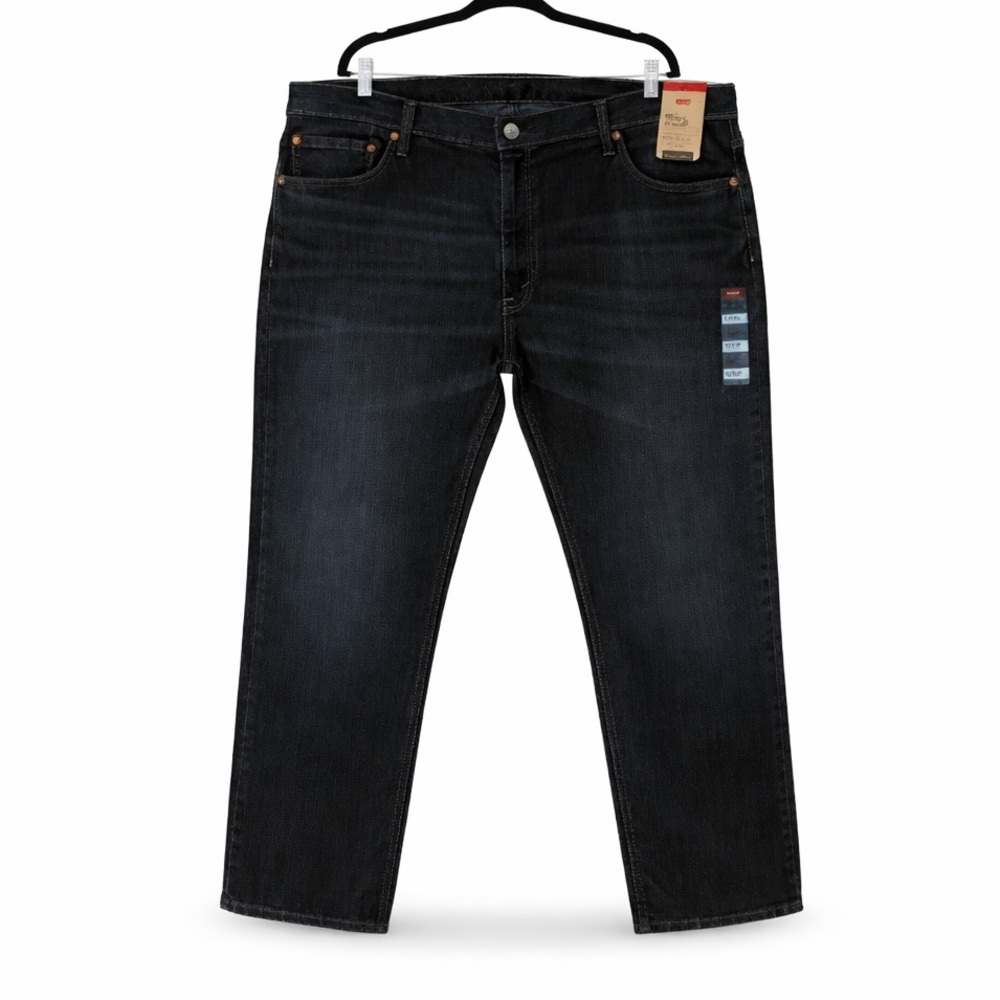 NWT Levi’s 559 Relaxed Straight 42x30 Dark Wash Stretch Jeans $69.50